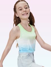 Tween Girls Ombre Racerback Tank Top