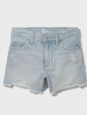 Pantalones cortos de mezclilla para niñas Tween