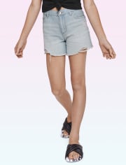 Pantalones cortos de mezclilla para niñas Tween