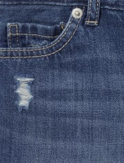 Pantalones cortos de mezclilla para niñas Tween