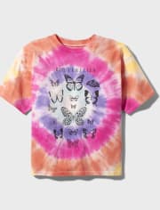 Tween Girls Tie Dye Oversized Tee