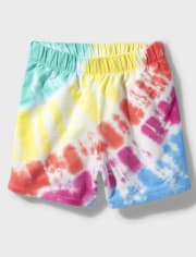 Girls Tie Dye Active Shorts