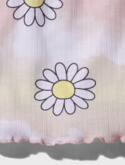 Pijama de canalé para niñas Tween Daisy