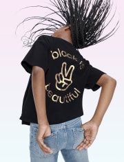 Tween Girls Black History Oversized Tee