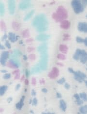 Tween Girls Tie Dye Peplum Top