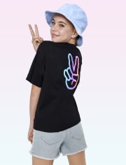 Tween Girls Logo Oversized Tee