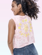 Tween Girls Logo Muscle Tank Top