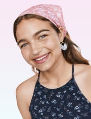 Paquete de 2 pañuelos para el cabello para niñas preadolescentes