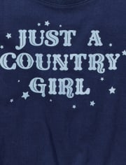 Country Tie-Front Graphic Tee