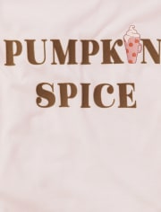Pumpkin Spice Sleep Tee Set
