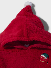 Conjunto de pijama navideño acogedor para niña