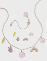 Tween Girls 6-Piece Icon Earring & Necklace Set