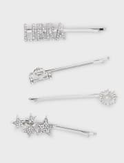 Tween Girls Libra Zodiac Bobby Pin 4-Pack