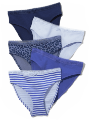 Tween Girl 5pack Letter Tape Waist Panty Sets