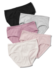 Tween Girls Hipster Underwear 5-Pack
