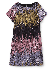 Full Sequin Jersey Dress  Garnet & Black – Sugar Boutique