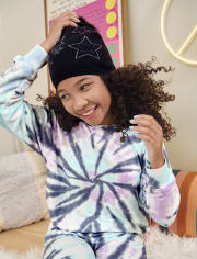 Girls Tie Dye Cozy Top