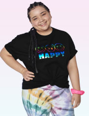 Tween Girls Oversized Graphic Tee