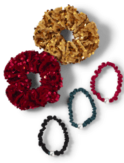 Tween Girls Scrunchie Ornament Set