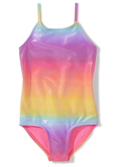 Tween Girls Ombre One Piece Swimsuit