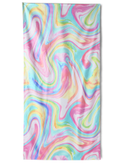 Tween Girls Tie Dye Beach Towel