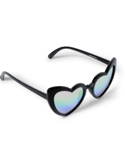 Tween Girls Ombre Heart Sunglasses