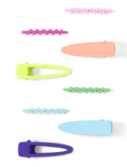 Tween Girls Zigzag Hair Clip 8-Pack