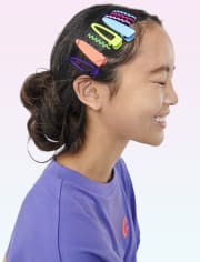 Tween Girls Zigzag Hair Clip 8-Pack