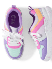 Tween Girls Colorblock Dad Sneakers