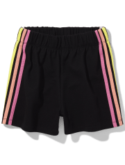 Tween Girls Striped Girlfriend Shorts
