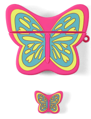 Tween Girls Butterfly Wireless Earbuds Case 2-Piece Set