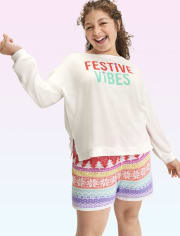 Tween Girls Festive Vibes Pajamas
