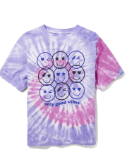 Tween Girls Oversized Graphic Tee