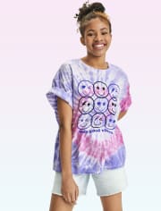 Tween Girls Oversized Graphic Tee
