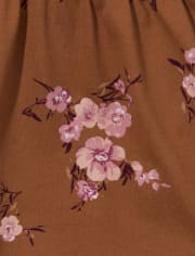 Tween Girls Floral Tiered Dress