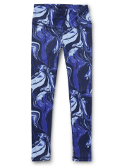 Leggings de talle alto con estampado para niñas Tween