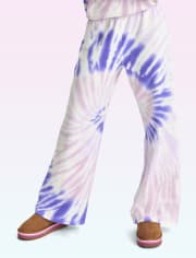 Pantalones anchos de polar para niñas Tween