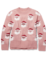 Tween Girls Santa Sweater