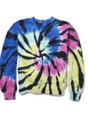 Tween Girls Tie Dye Fleece Sweatshirt