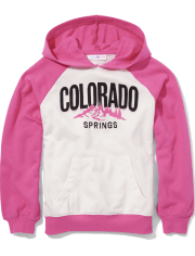 Tween Girls Colorado Springs Fleece Hoodie