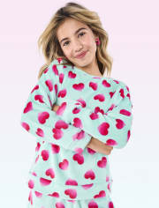 Tween Girls Heart Pajamas
