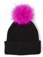 Tween Girls Pom Pom Beanie