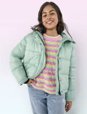 Tween Girls Shine Puffer Jacket
