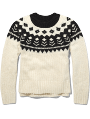 Tween Girls Fairisle Sweater