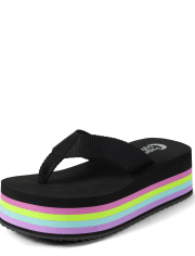 Tween Girls Rainbow Platform Sandals