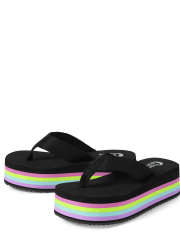 Tween Girls Rainbow Platform Sandals