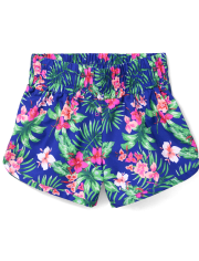 Tween Girls Tropical Swim Shorts