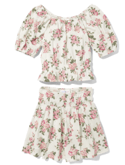 Tween Girls Floral 2-Piece Outfit Set