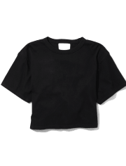 Tween Girls Cutout Boxy Tee