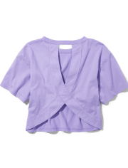 Tween Girls Cutout Boxy Tee